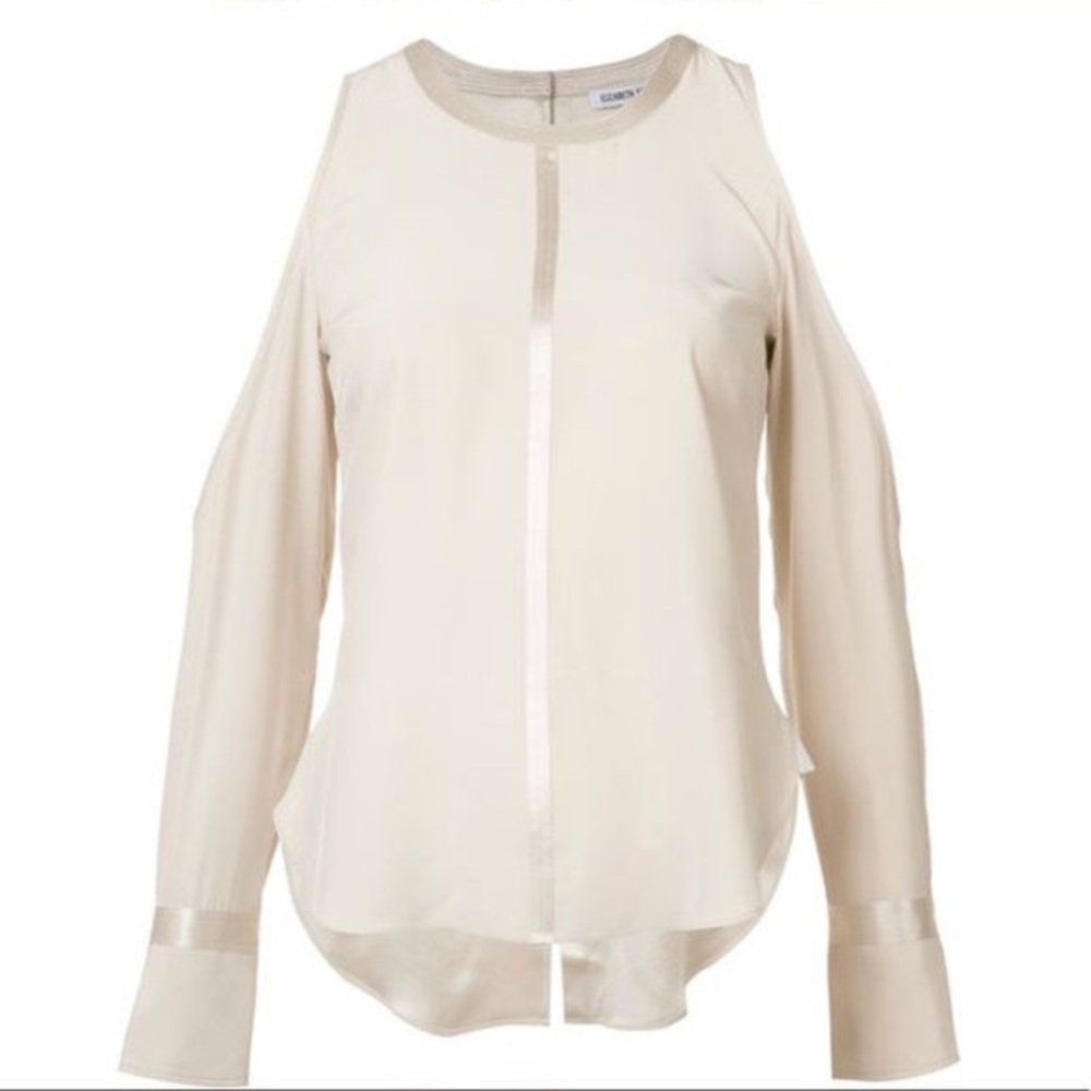Elizabeth and James cold shoulder blouse